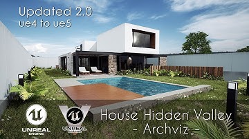 𝐔𝐧𝐫𝐞𝐚𝐥 𝐄𝐧𝐠𝐢𝐧𝐞 𝟒 | 𝐔𝐧𝐫𝐞𝐚𝐥 𝐄𝐧𝐠𝐢𝐧𝐞 𝟓 - 𝐋𝐮𝐦𝐞𝐧 | House Hidden Valley - Archviz | Updated 2.0