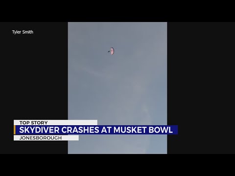 Parachutist taken to hospital after accident at Musket Bowl