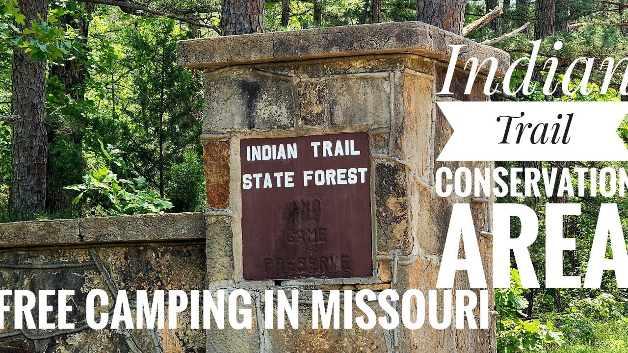 Indian Trail Conservation Area/Trail of Tears/Free Camping in Missouri