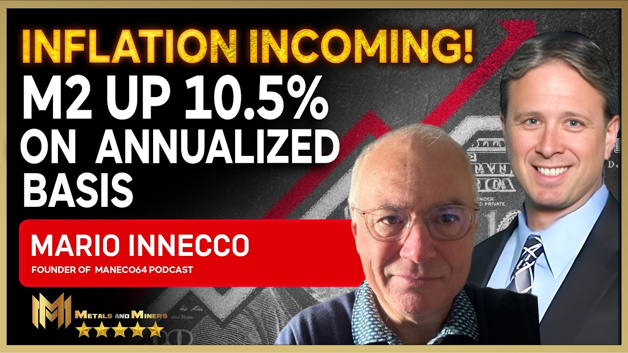 MARIO INNECCO | Inflation incoming! M2 up 10.5% on an annualized basis. Oil spike only adds to it!