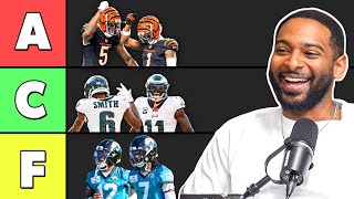 We Put NFL Wide Receiver Duos In A Tier List