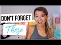 Things You WILL FORGET to Bring to College!