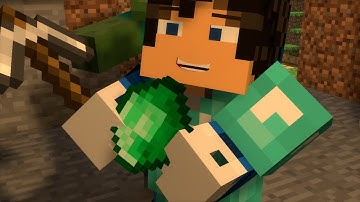 Thumbnail of ♬ "EMERALDS" - MINECRAFT PARODY OF "RUDE" BY MAGIC- TOP MINECRAFT SONG ♬