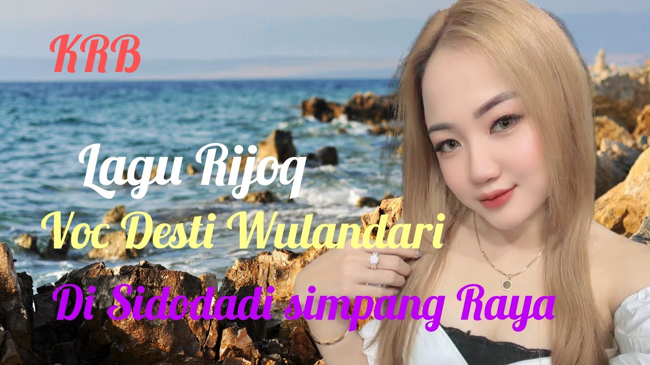 Lagu Rijoq VOC Desti Wulandari di simpang Raya bersama krb
