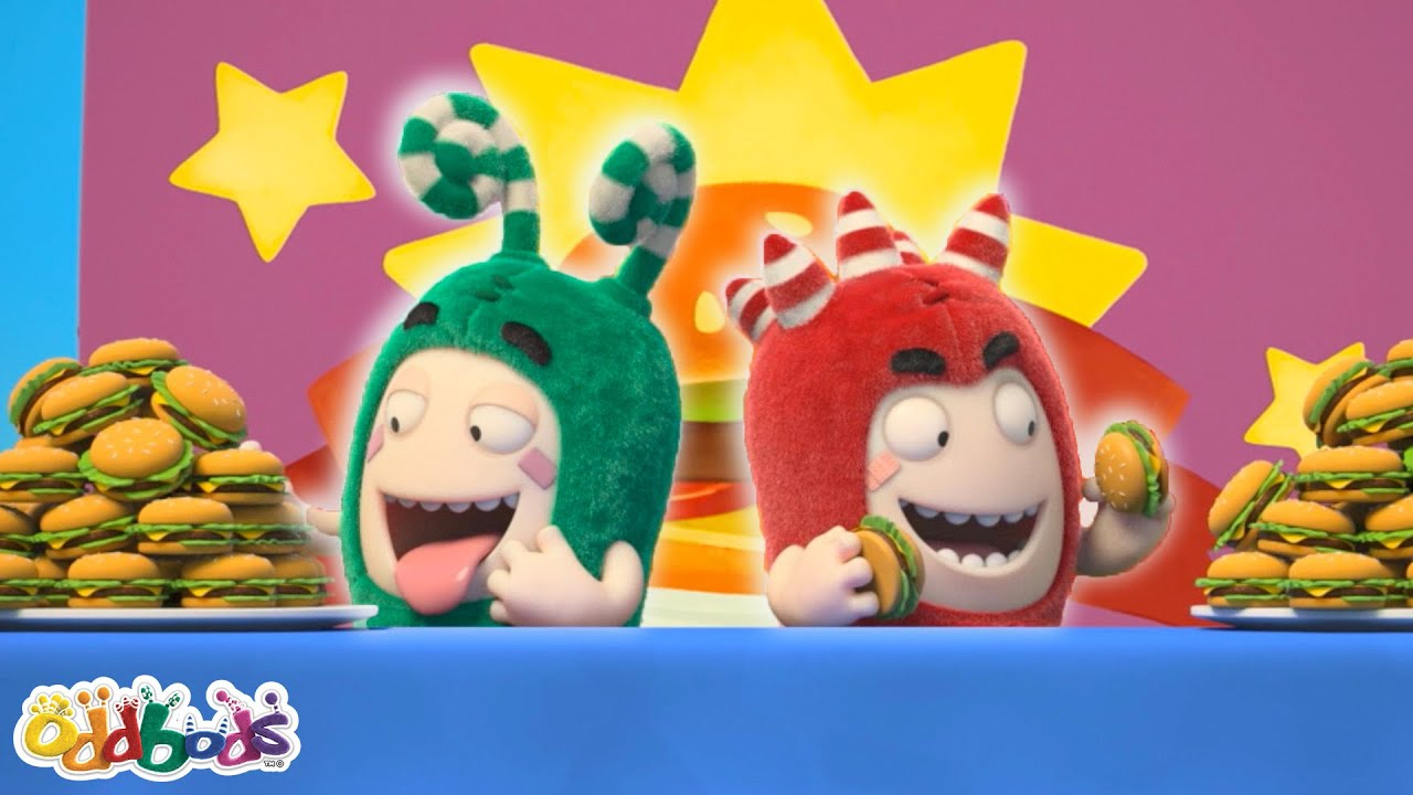 ⁣Torneo di hamburger 🍔 | Cartoni Animati | Video divertenti | Oddbods Italia