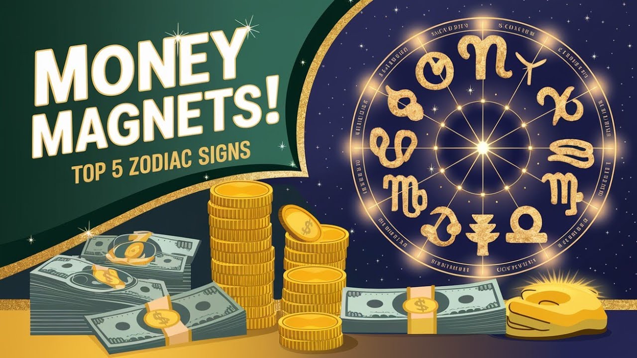 Top 5 Zodiac Signs:That Are Money Magnets! 