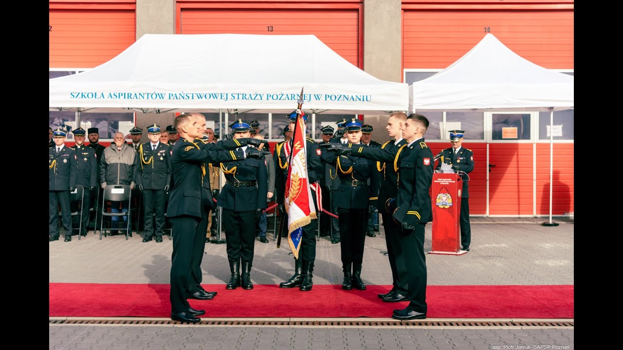 Ślubowania słuchaczy kształcenia dziennego w zawodzie technik pożarnictwa K-34