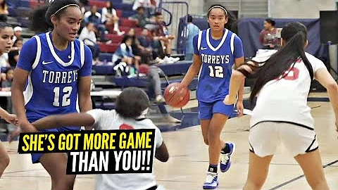 SHE'S TOO TOUGH!! Tehina Pao Pao Can't Be GUARDED! 5 Star PG Committed To Oregon!