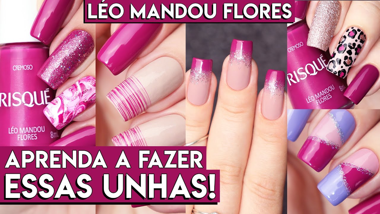 5 DECORAÇÕES e 5 MISTURINHAS com o LÉO MANDOU FLORES da Risqué - YouTube