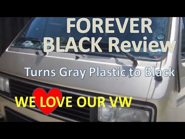 Forever Black Bumper and Trim - Lose the Gray 