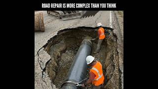 How Engineers Fix Collapsed Roads Without Rebuilding Everything #shorts #viral