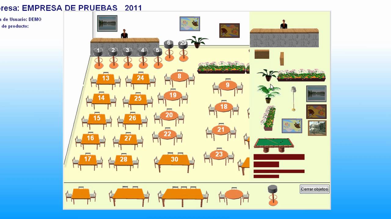Crear y modificar salones en ITACTIL