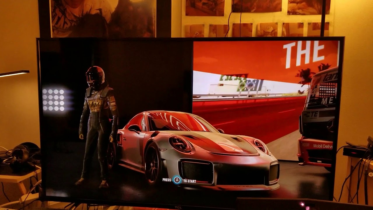 Forza 7 Motorsport Demo for PC on TCL Roku TV 55p605 looks Stunning YouTube