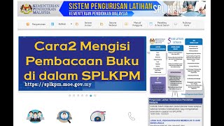Panduan Mendaftar Pembacaan Buku di dalam SPLKPM