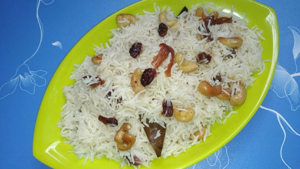 Pressure Cooker Pulao RecipeDry Fruit PulaoSweet PulaoEasy and Quick