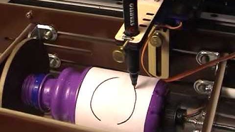 CNC Coil Winder: Pen Plotting Test