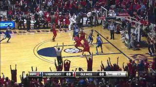Ole Miss Chris Warren Makes Clutch 3 Pointer For The Win Over Kentucky