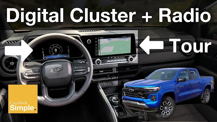 2023 Colorado/Canyon 8" Digital Cluster & 11" Radio Full Tour!