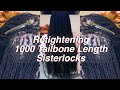 Speed Retightening 1000 Sisterlocks | how long it takes, tips for faster retightening, etc.