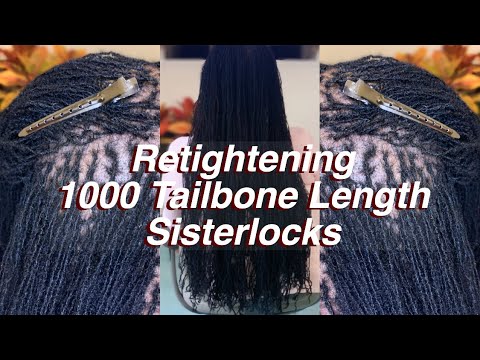 PhenomenalhairCare: Challenges in Retightening oversized Sisterlocks