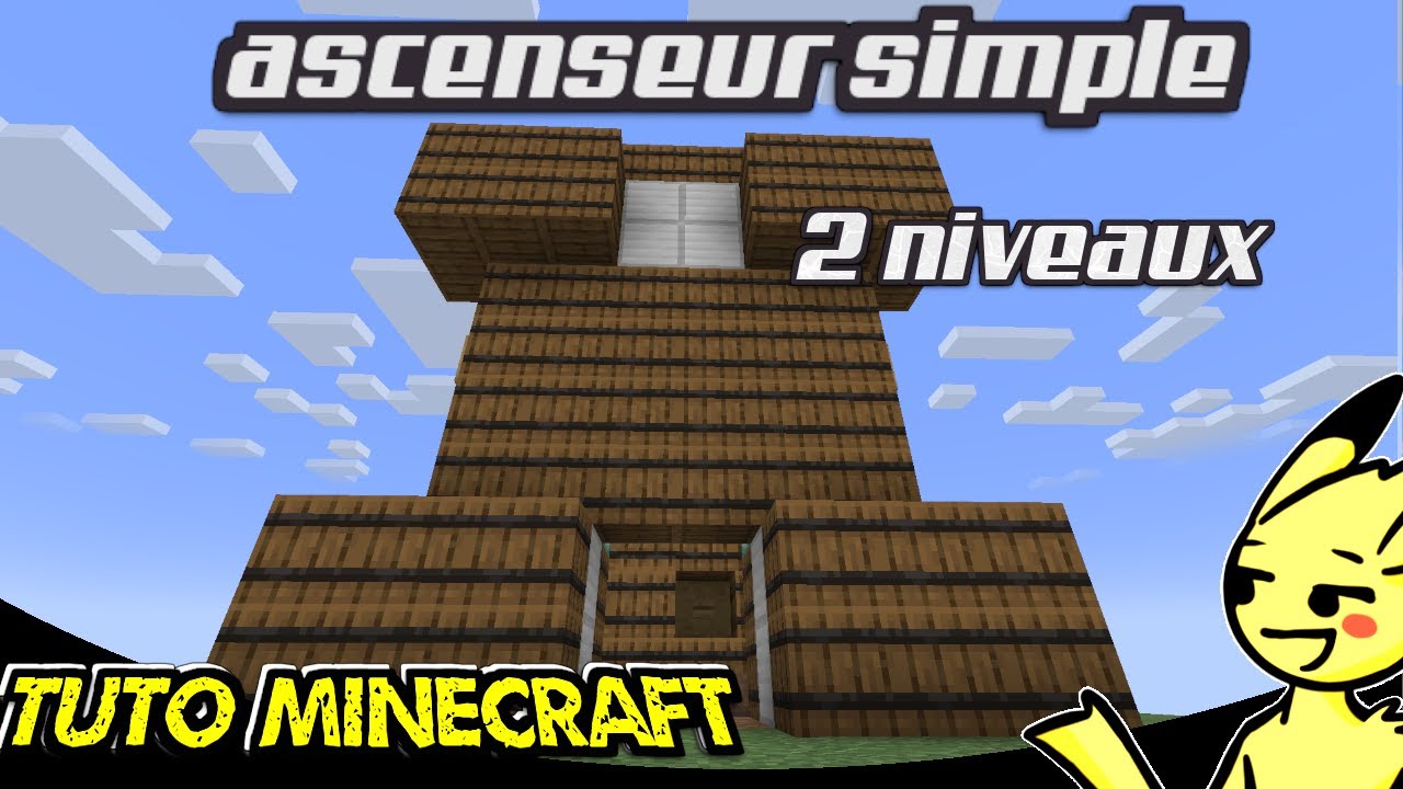 Comment Faire Un Ascenseur Dans Minecraft Simple