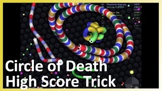 Slither.io HIGH SCORE TRICK: The Circle of Death explained! | Tips & Tricks #1 | New Agar.io screenshot 5