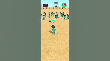 part 🚷💔😭 squid game 3D play k sniper challenge #squidgame #viral #jondada #trending #gaming