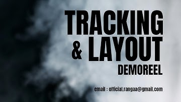 Layout & Tracking Demo Reel #showreel #demoreels  #cgi #vfx