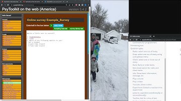 Creating a Survey in Psytoolkit
