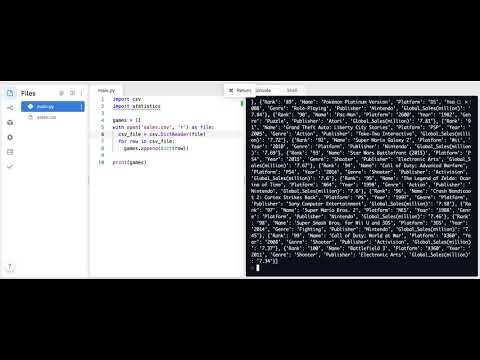Mean, Median and Mode in Python