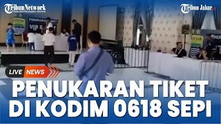 Tempat Penukaran Tiket Persib Bandung vs Dewa United di Kodim 0618 Sepi dari Bobotoh Sejak Pagi Hari