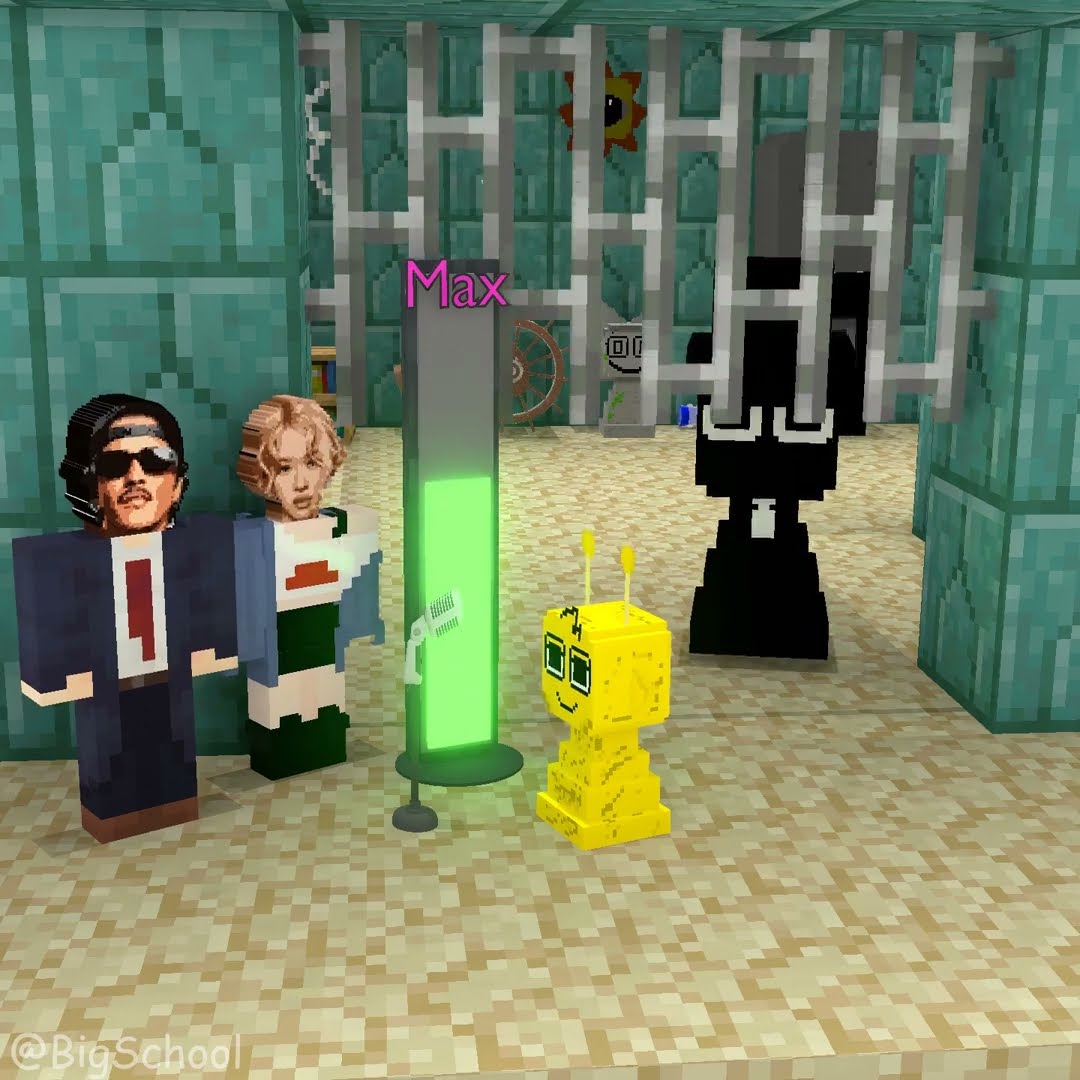 Rose and Bruno Mars help Fun Bot sing to close the door and lock up Black! ?