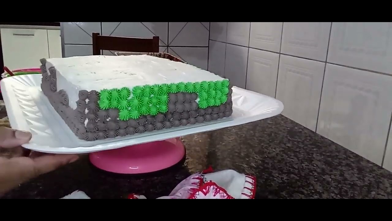 Bolos Decorados Minecraft