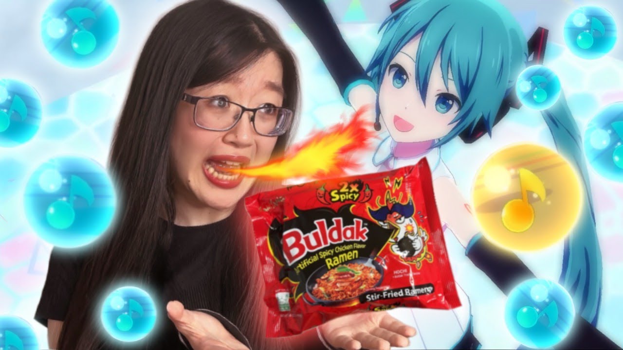 If I Get A Min Roll, I Eat Buldak Spicy Noodles | Project Sekai