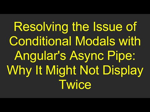 Resolving the Issue