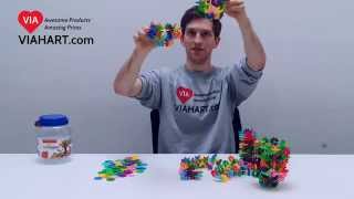 VIAHART Brain Flakes® Interlocking Plastic Discs | How to Build a Ferris Wheel!