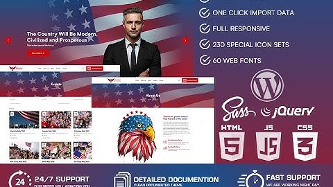 Minister - Political Candidate WordPress Theme