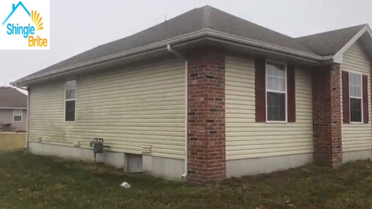 Roof cleaning, siding cleaning and concrete cleaning in Springfield MO Jan 8 2018