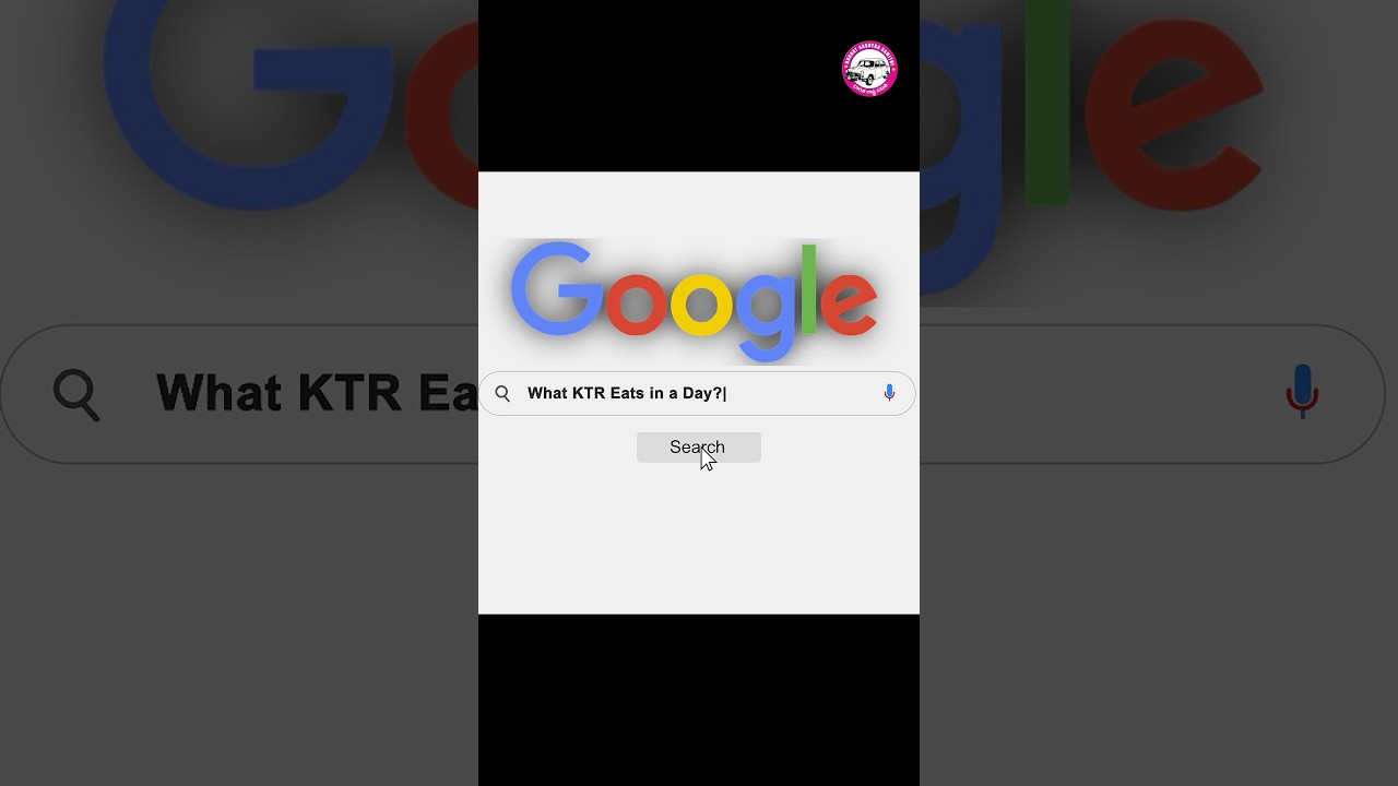 What KTR eats in a day? 