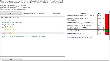 Codingbat - front_times (Python)