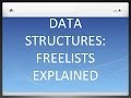 Data structures free lists