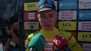 Remco Evenepoel - Interview at the finish - Stage 4 - Critérium du Dauphiné 2024