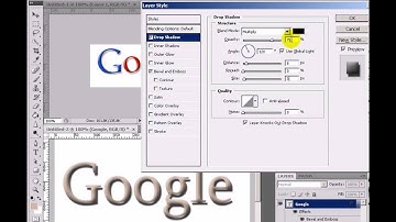 Google Logo (photoshop tutorial)