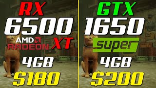 RX 6500 XT vs GTX 1650 Super | What is the Best Budget GPU for 1080p Gaming?