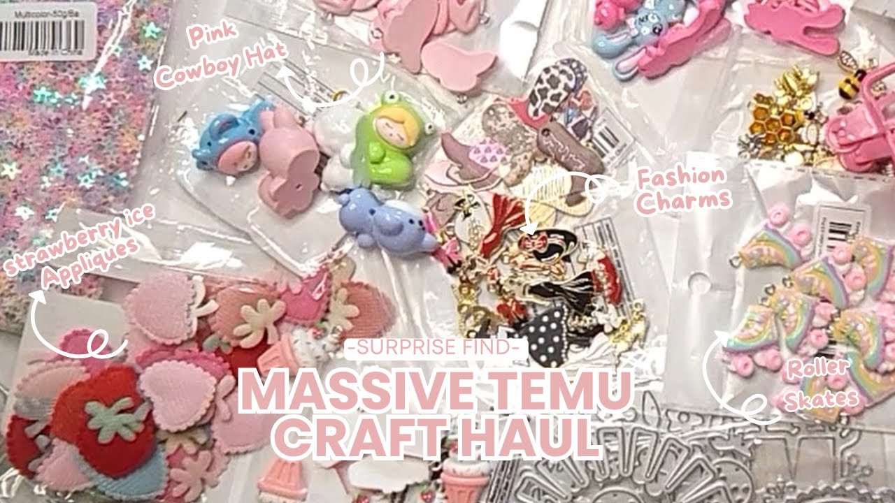 Massive Temu Craft Haul + Surprise Find You Won’t Believe! 😍✨