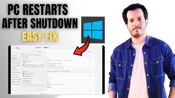 How to Fix windows pc restarts after selecting shutdown - Step by Step