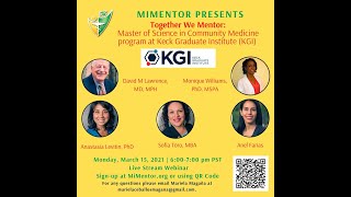 TWM: Master of Science in Community Medicine program at KGI