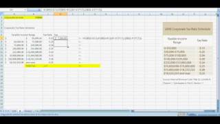 Calculate Corporate Tax Using Excel screenshot 4