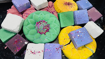 Variety Texture Dyed Chalk Reform | Oddly Satisfying ASMR Chalk Crush Video 