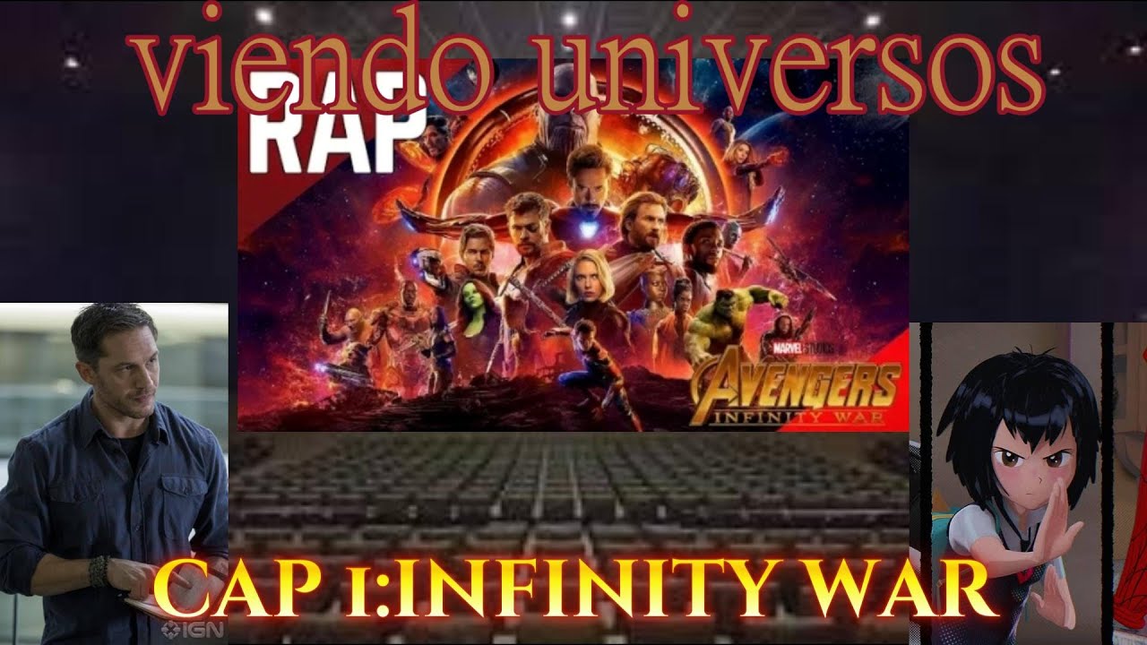marvel,venom y boku no hero viendo futuro y universos cap 1:infinity war